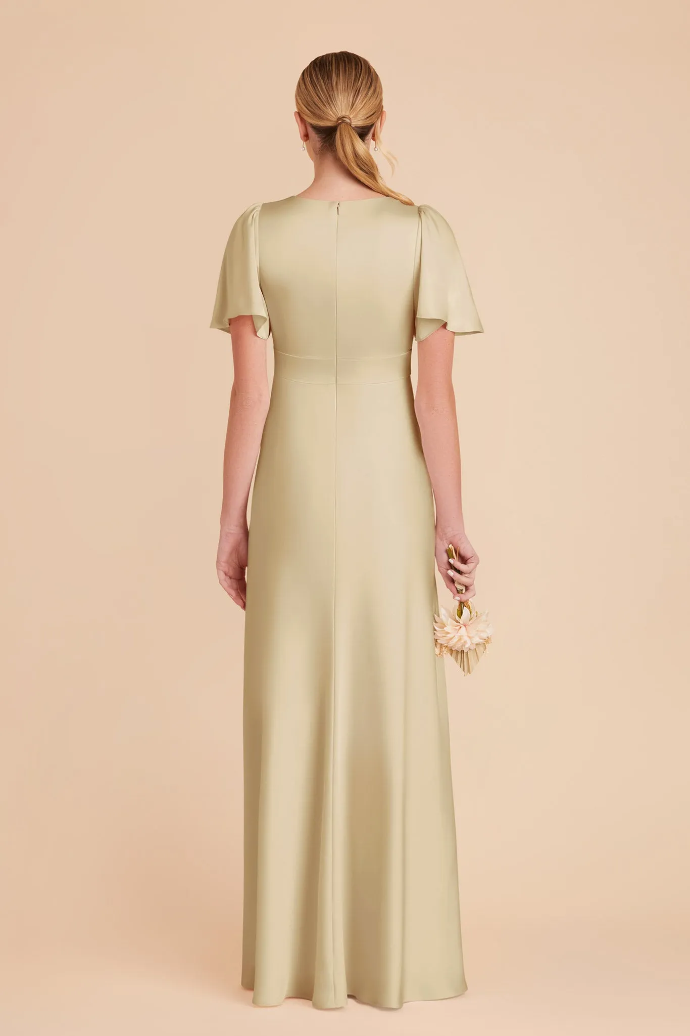 Marni Matte Satin Dress - Prosecco sold by Birdy Grey product image thumbnail 5