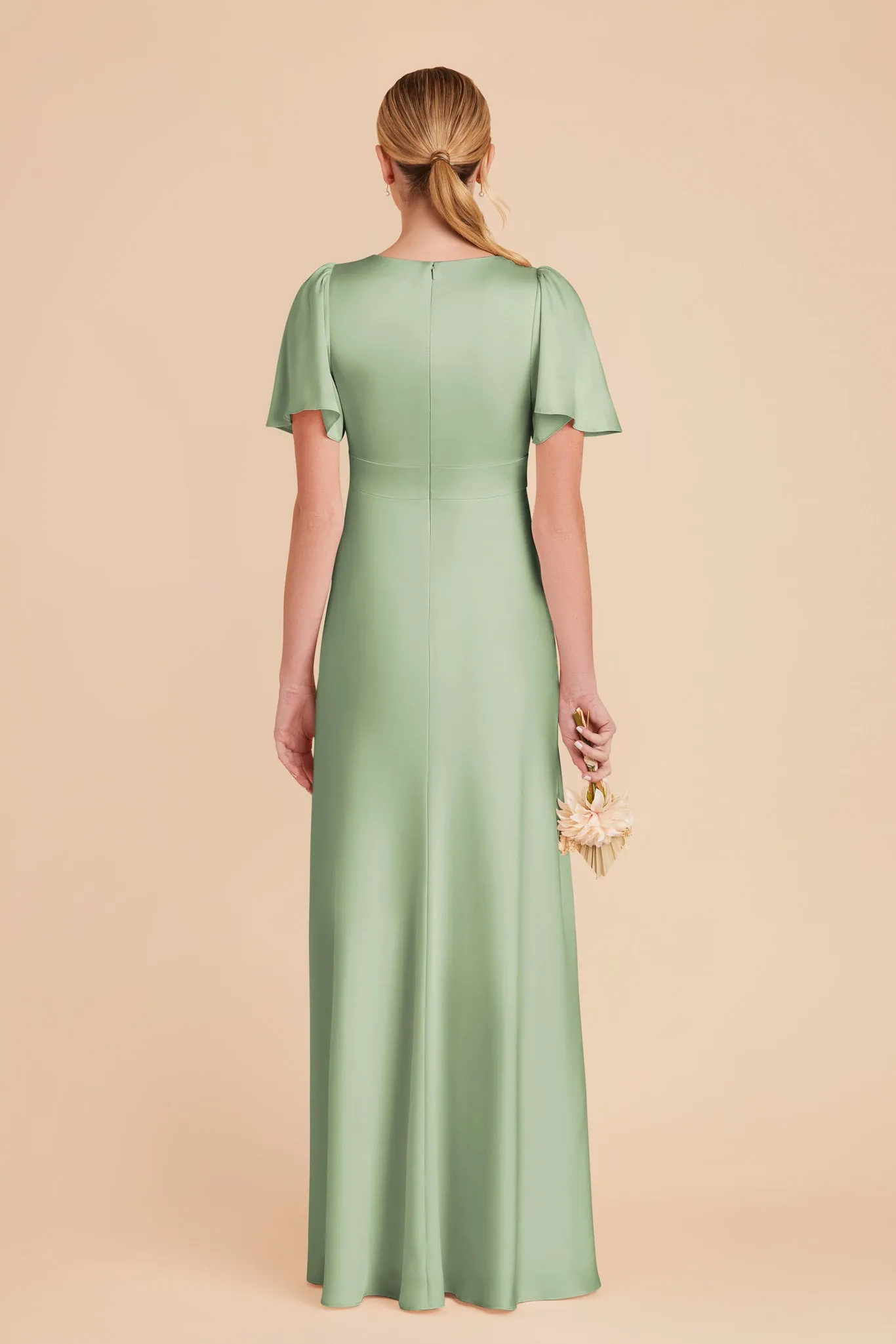 Marni Matte Satin Dress - Pistachio sold by Birdy Grey product image thumbnail 5