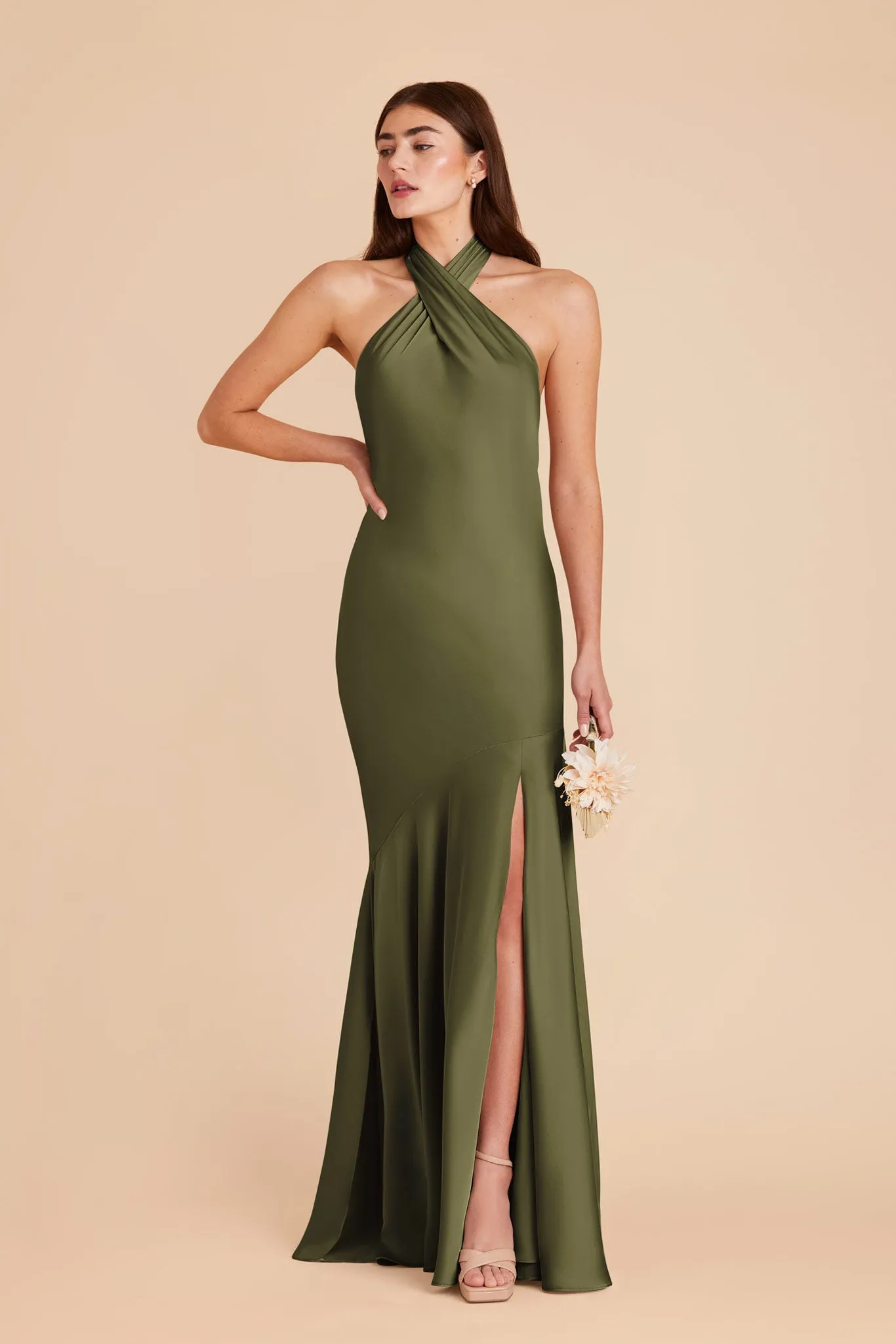 Stephanie Matte Satin Dress - Martini sold by Birdy Grey product image thumbnail 3