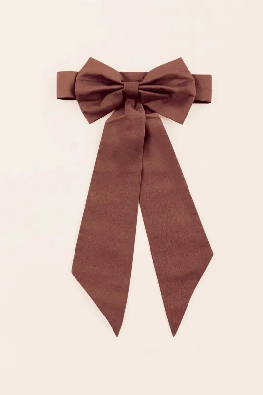 Liz Flower Girl Sash - Rust sold by Birdy Grey