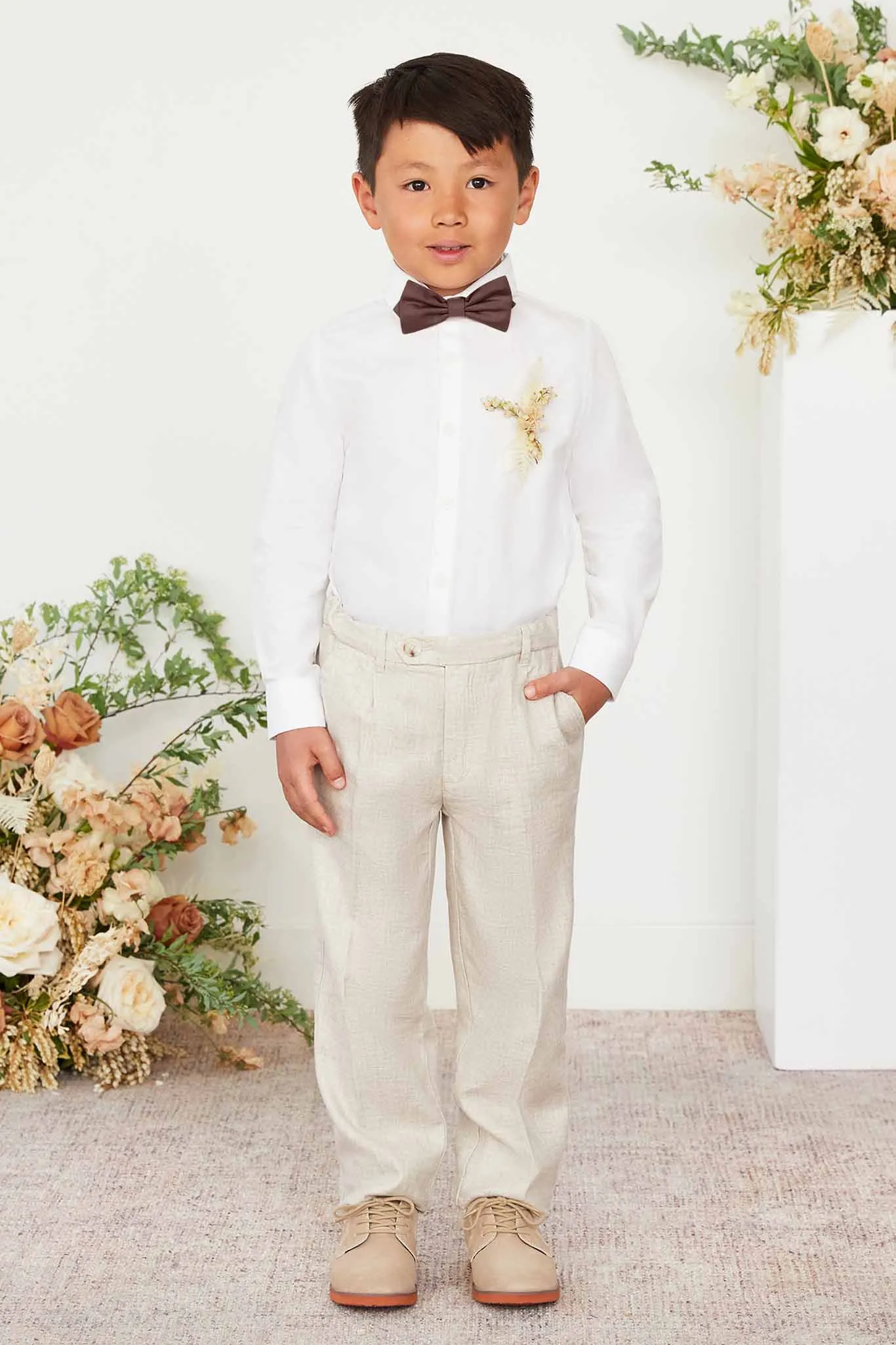 Harry Bow Tie - Chocolate Brown sold by Birdy Grey product image thumbnail 4