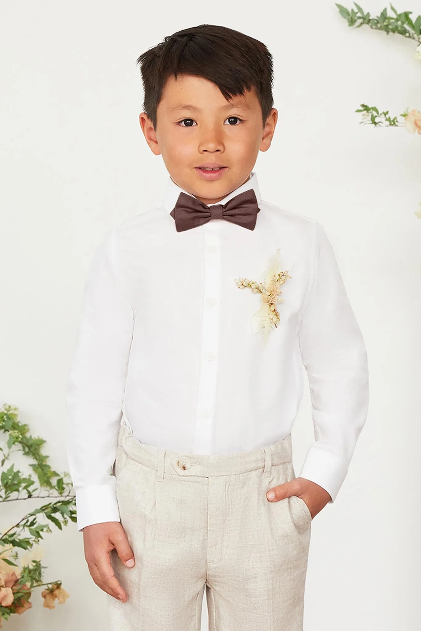 Harry Bow Tie - Chocolate Brown sold by Birdy Grey product image thumbnail 2