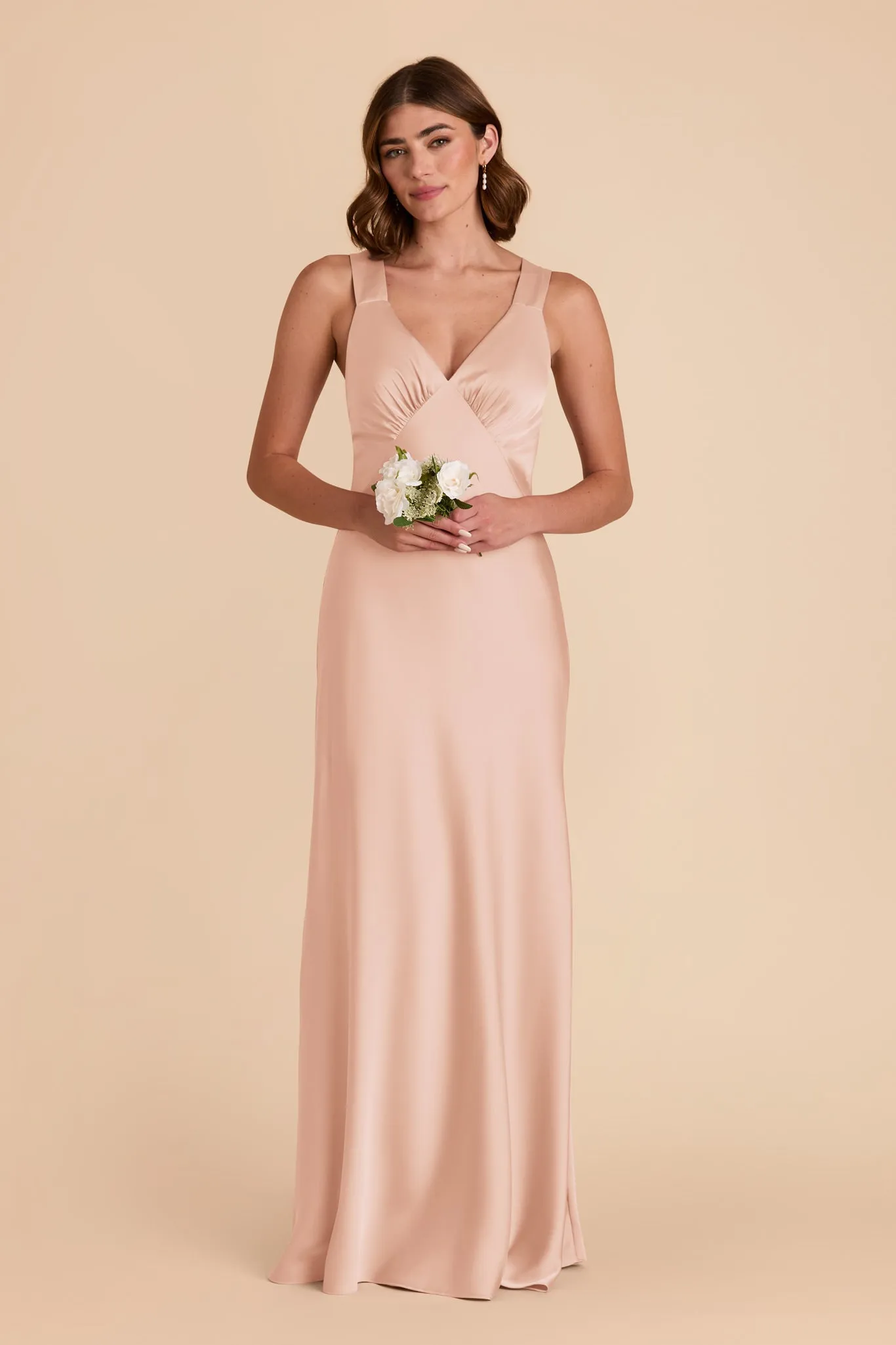 Veronica Matte Satin Dress - Rose Gold sold by Birdy Grey product image thumbnail 3