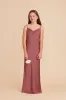 Elisa Junior Matte Satin Dress - Wild Rose sold by Birdy Grey