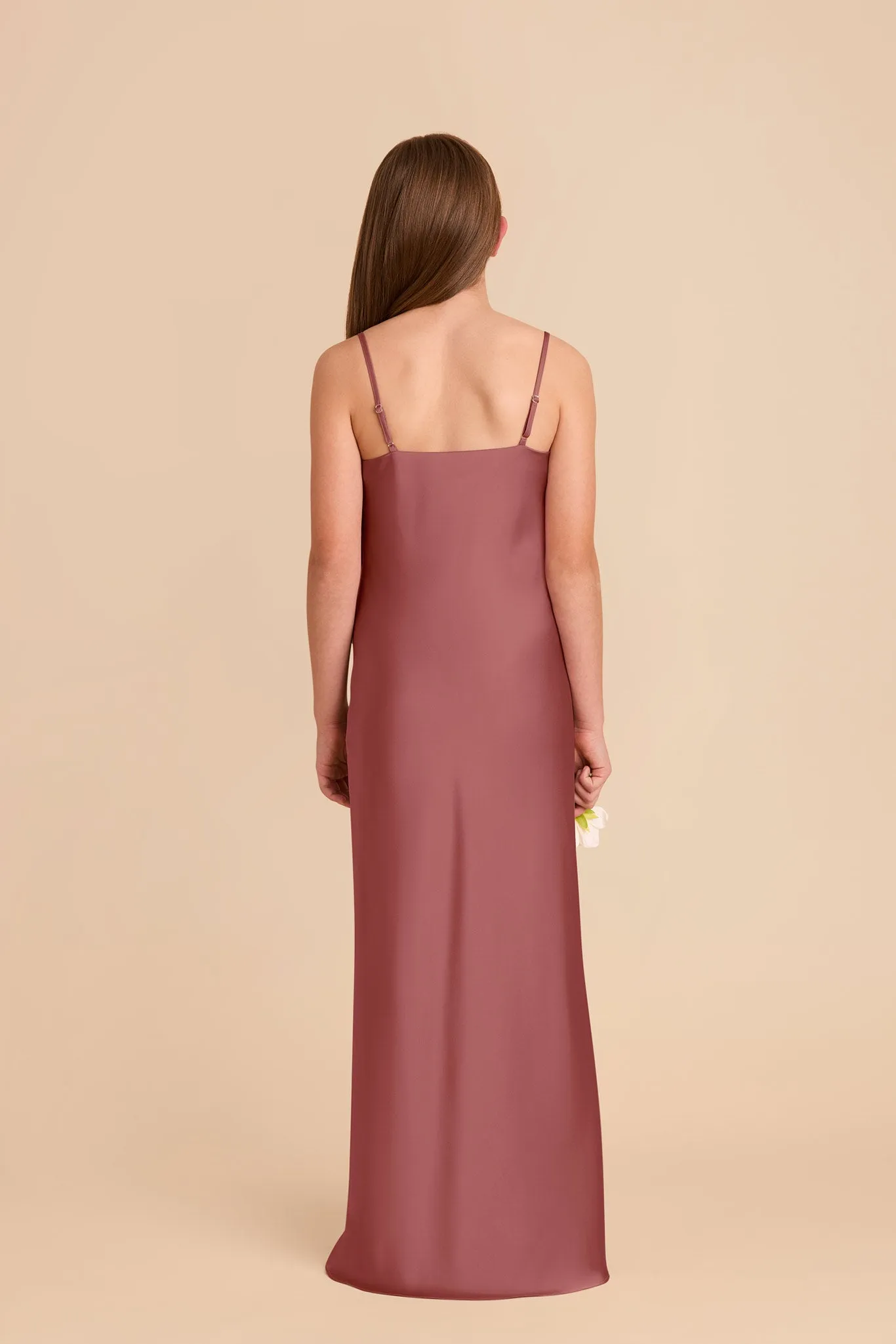 Elisa Junior Matte Satin Dress - Wild Rose sold by Birdy Grey product image thumbnail 4