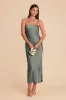 Isla Matte Satin Dress - Sea Glass sold by Birdy Grey