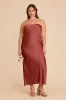 Isla Matte Satin Dress - Spice sold by Birdy Grey