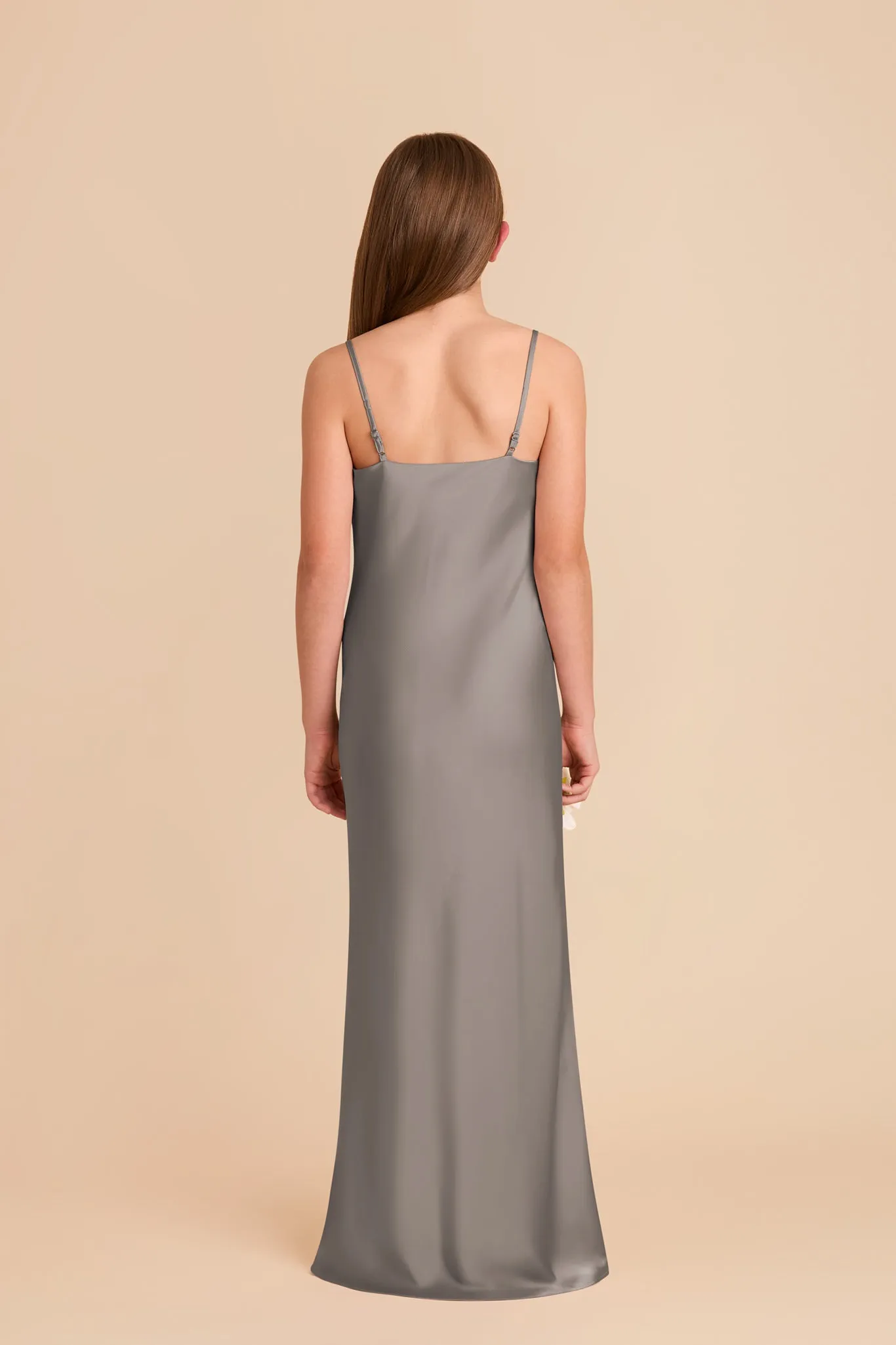 Elisa Junior Matte Satin Dress - Quartz sold by Birdy Grey product image thumbnail 4