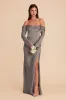 Maya Matte Satin Dress - Quartz sold by Birdy Grey