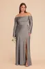 Maya Matte Satin Dress - Quartz sold by Birdy Grey