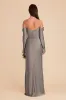 Maya Matte Satin Dress - Quartz sold by Birdy Grey