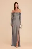 Maya Matte Satin Dress - Quartz sold by Birdy Grey