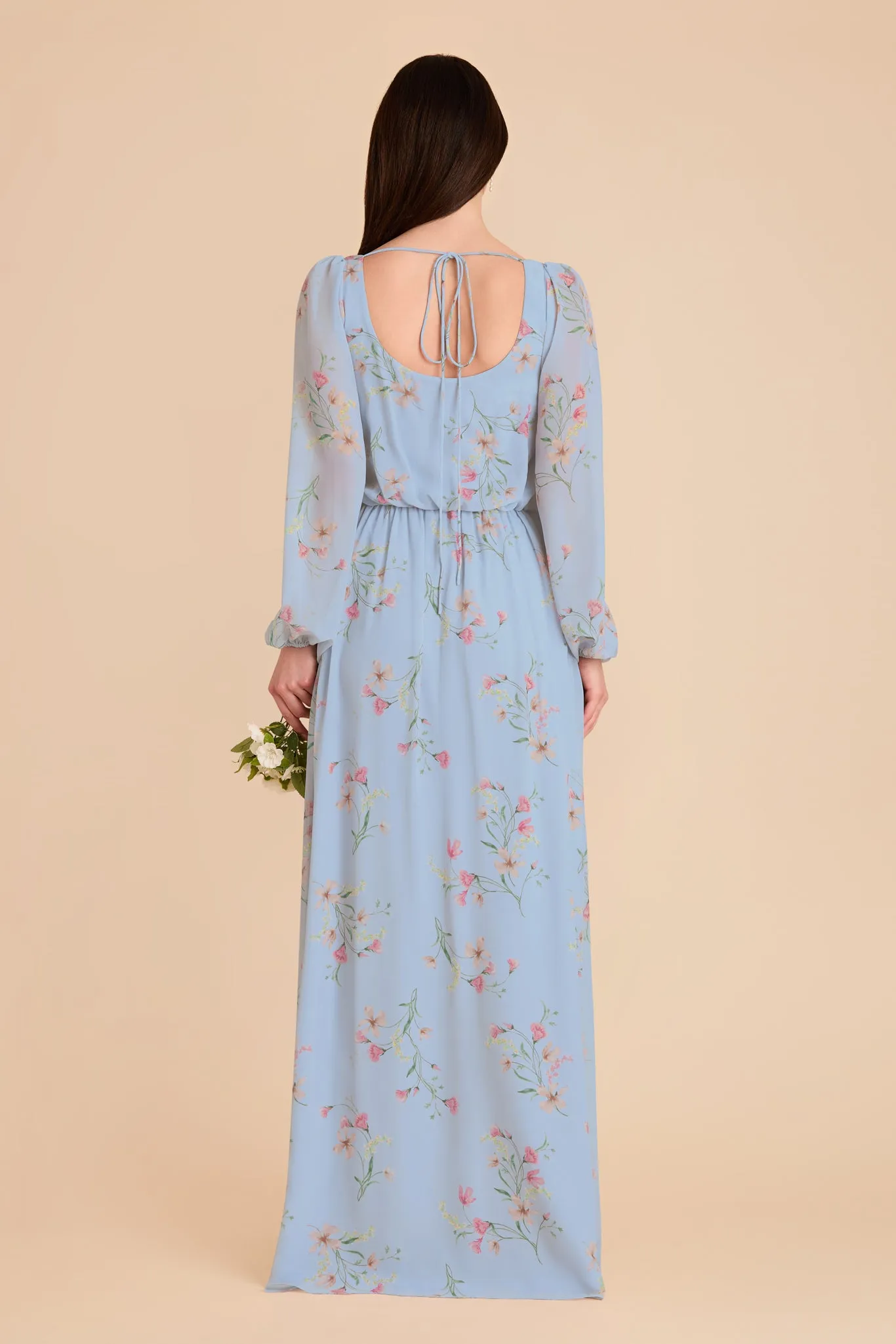 Eloise Chiffon Dress - Periwinkle Blue Le Fleur sold by Birdy Grey product image thumbnail 5