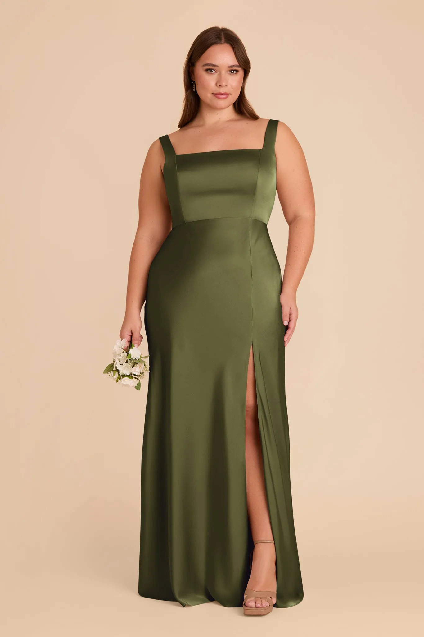 Alex Convertible Dress Matte Satin - Martini sold by Birdy Grey product image thumbnail 2