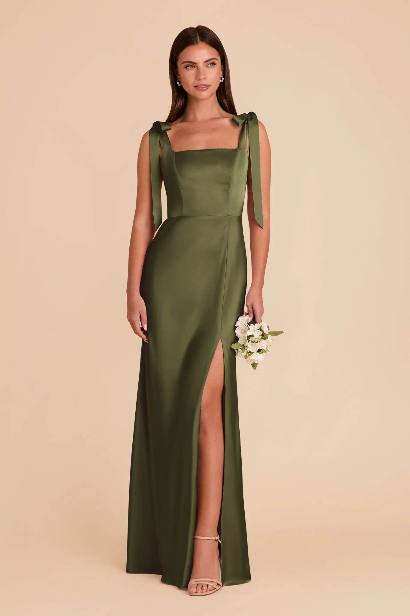 Alex Convertible Dress Matte Satin - Martini sold by Birdy Grey product image thumbnail 3