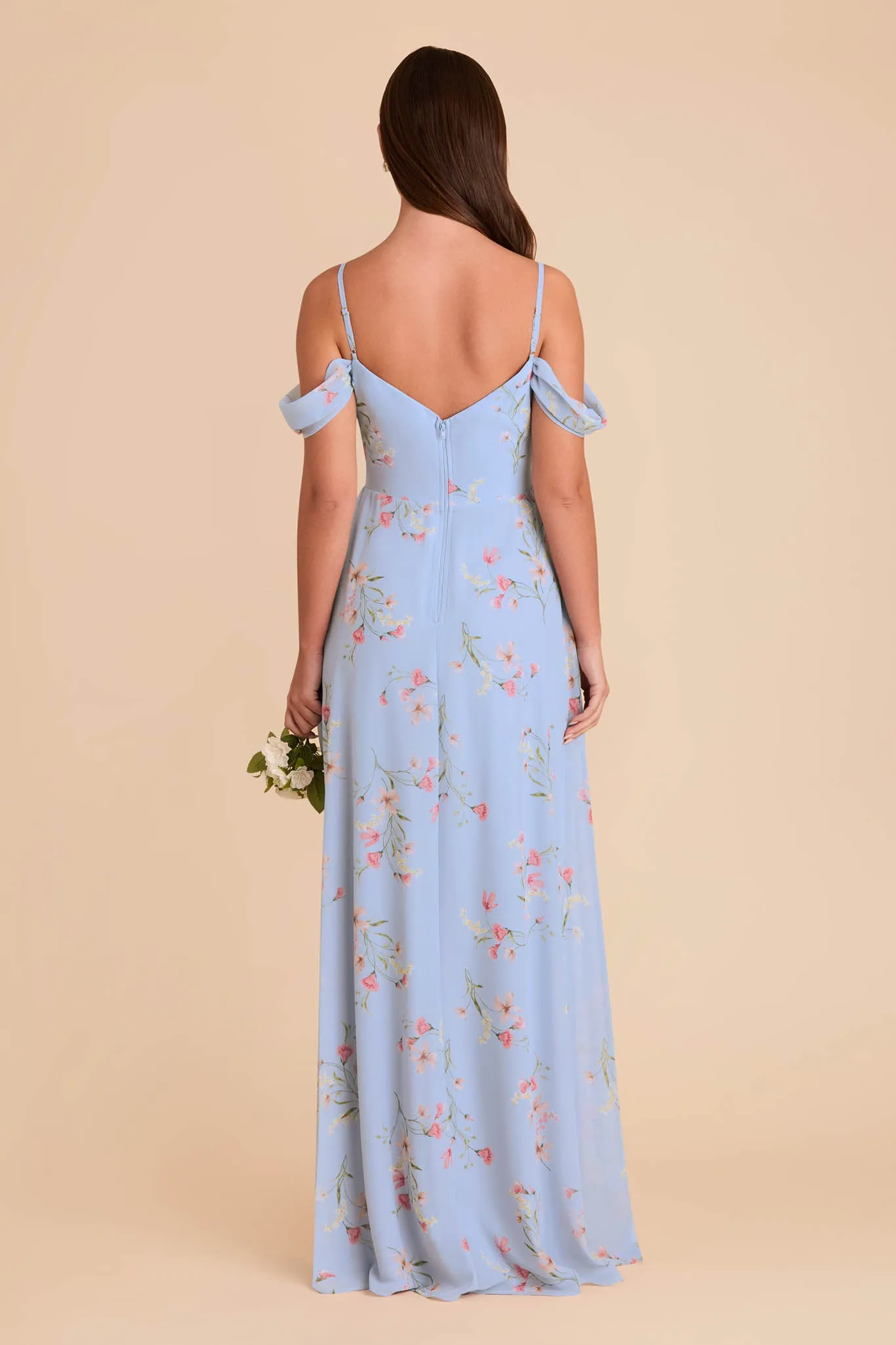 Devin Convertible Dress With Slit - Periwinkle Blue Le Fleur sold by Birdy Grey product image thumbnail 5