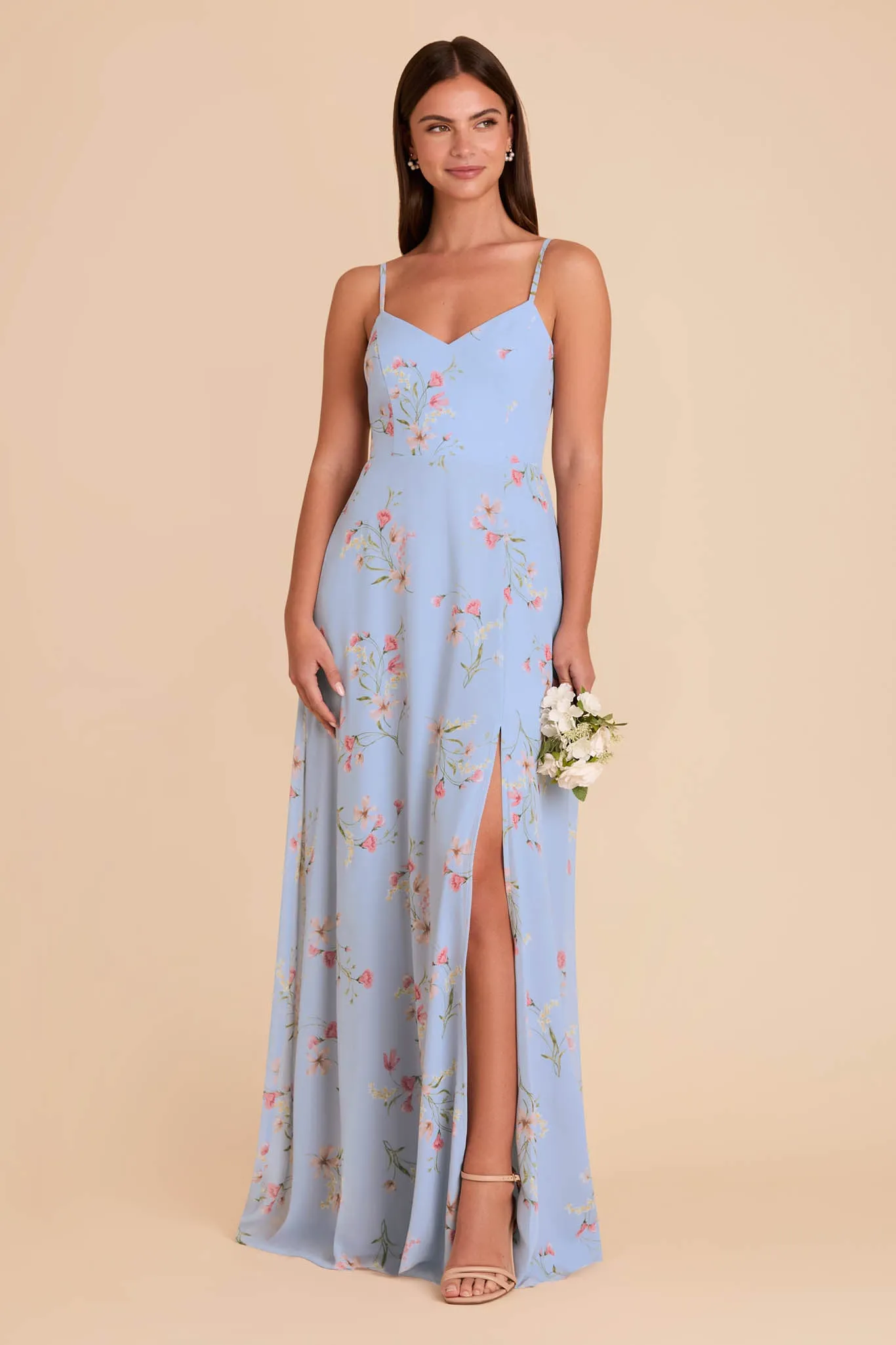 Devin Convertible Dress With Slit - Periwinkle Blue Le Fleur sold by Birdy Grey product image thumbnail 2