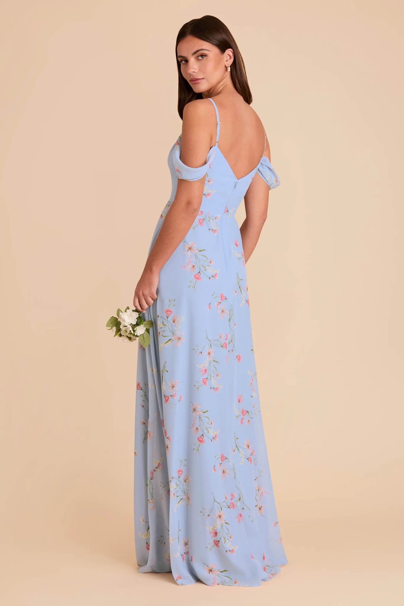 Devin Convertible Dress With Slit - Periwinkle Blue Le Fleur sold by Birdy Grey product image thumbnail 4