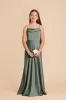 Mimi Junior Matte Satin Dress - Sea Glass sold by Birdy Grey