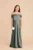 Mimi Junior Matte Satin Dress - Sea Glass sold by Birdy Grey