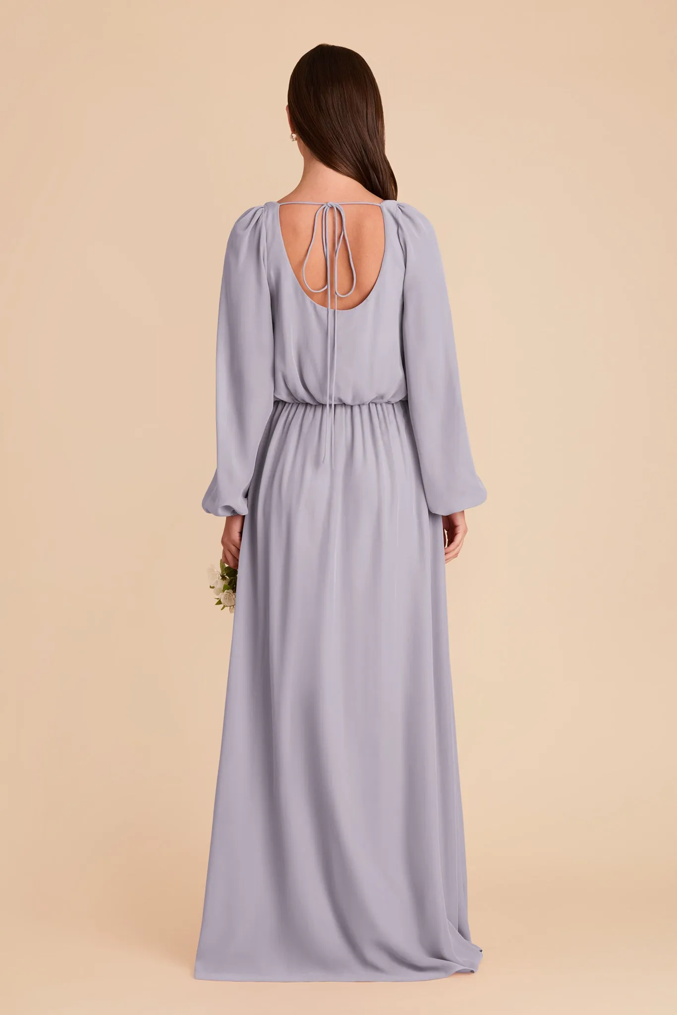 Eloise Chiffon Dress - Dusty Lilac sold by Birdy Grey product image thumbnail 5