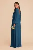 Eloise Chiffon Dress - Dark Teal sold by Birdy Grey