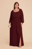 Eloise Chiffon Dress - Cabernet sold by Birdy Grey