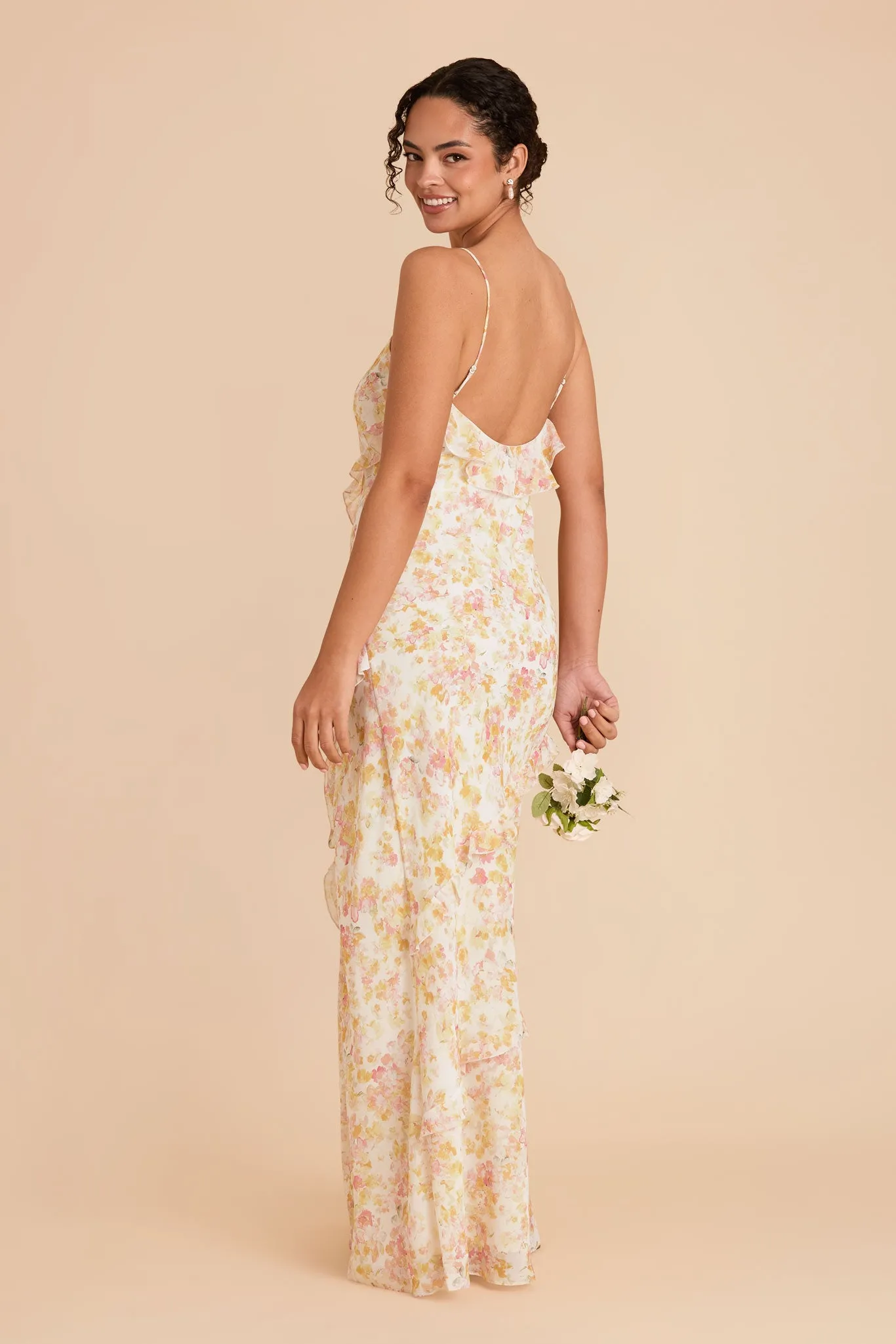 Valentina Chiffon Dress - Pressed Floral sold by Birdy Grey product image thumbnail 3