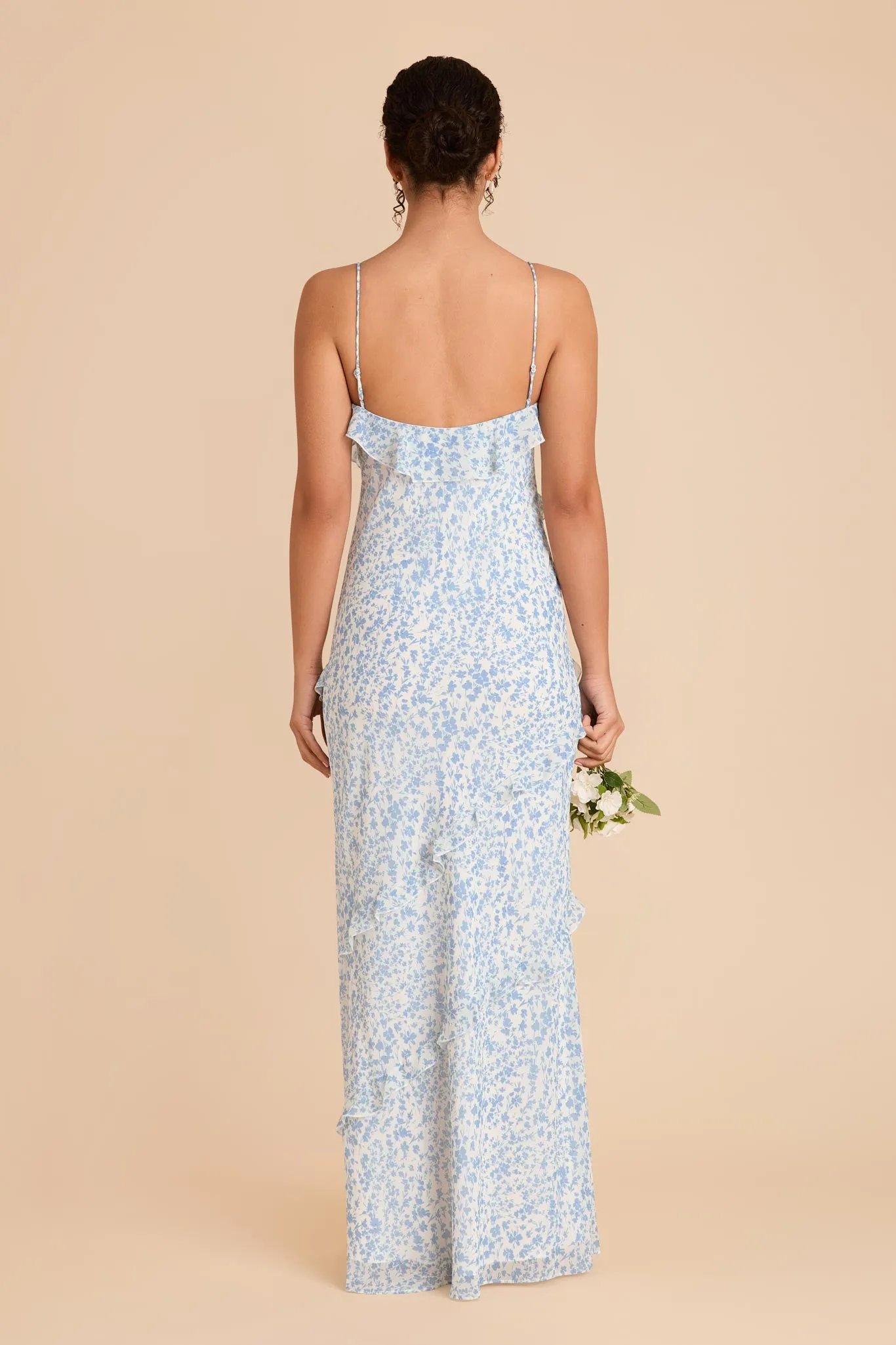 Valentina Chiffon Dress - Blue Dreamy Ditsy sold by Birdy Grey product image thumbnail 4