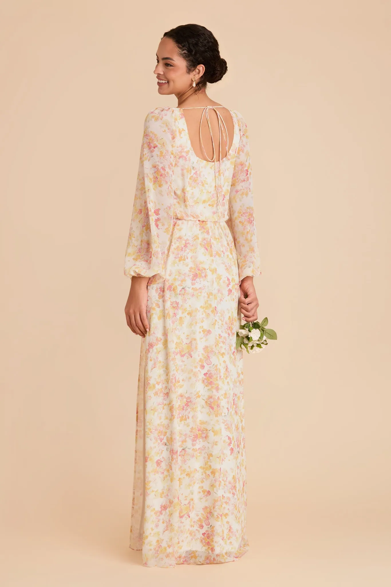 Eloise Chiffon Dress - Pressed Floral sold by Birdy Grey product image thumbnail 5