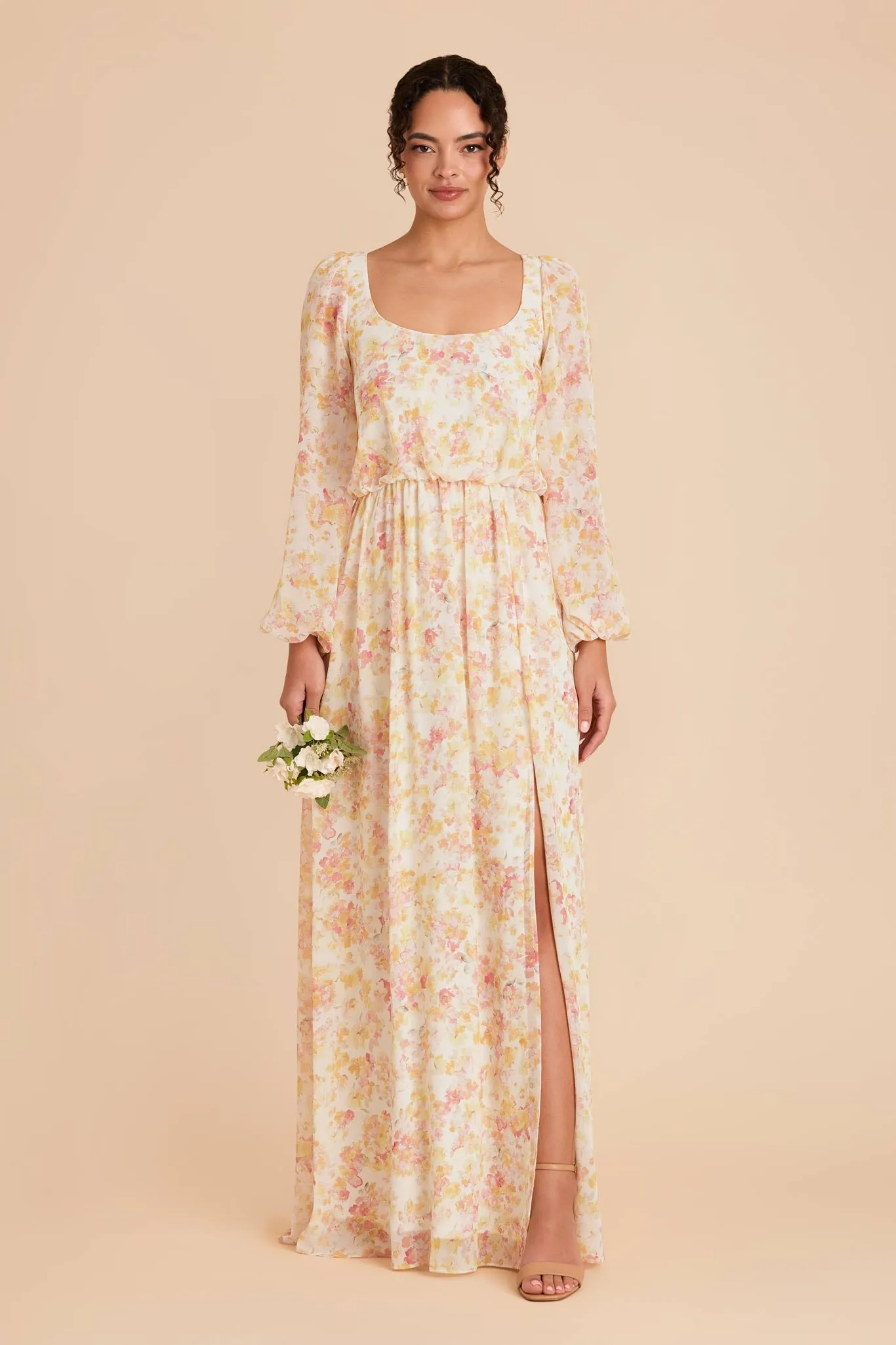 Eloise Chiffon Dress - Pressed Floral sold by Birdy Grey