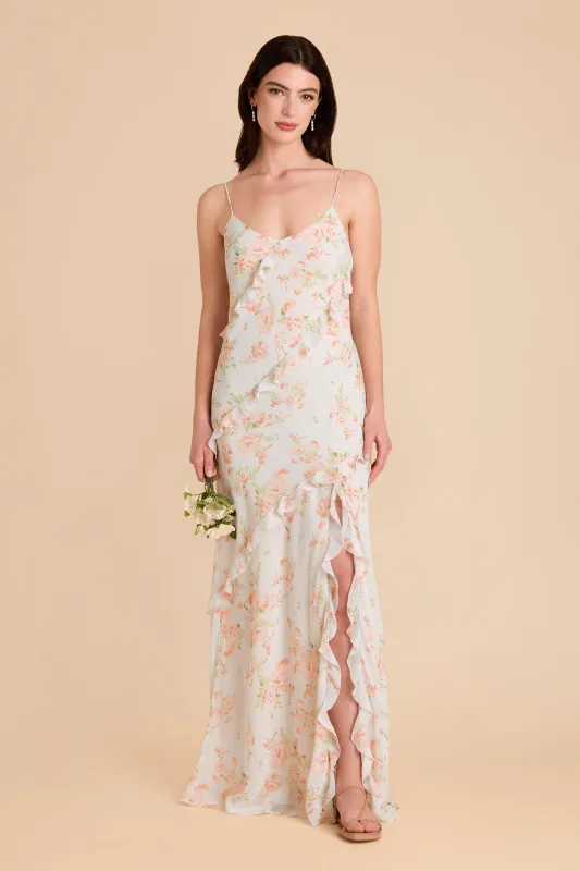 Valentina Chiffon Dress - Whimsical Blooms sold by Birdy Grey
