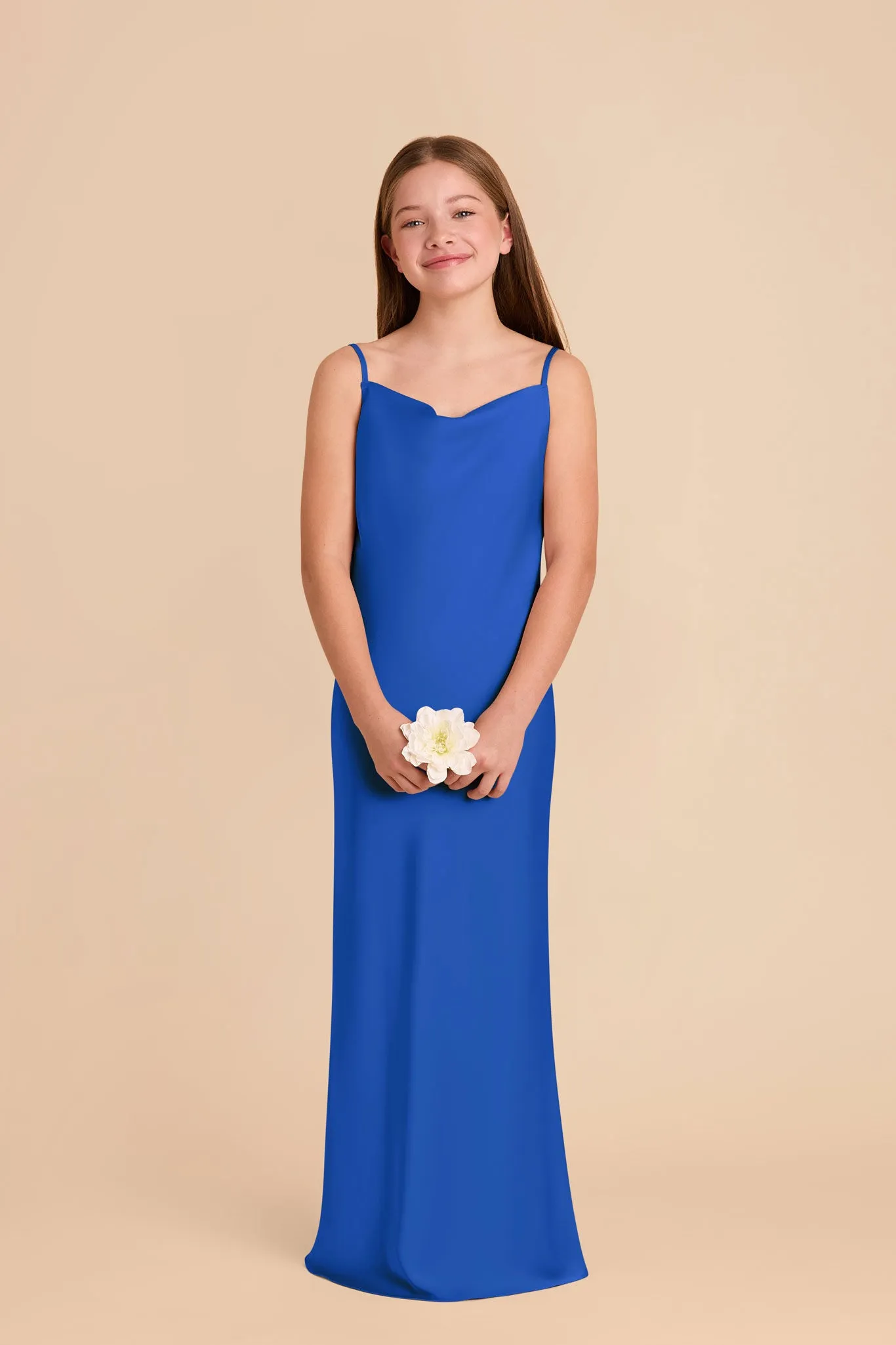 Elisa Junior Matte Satin Dress - Cobalt Blue sold by Birdy Grey product image thumbnail 2