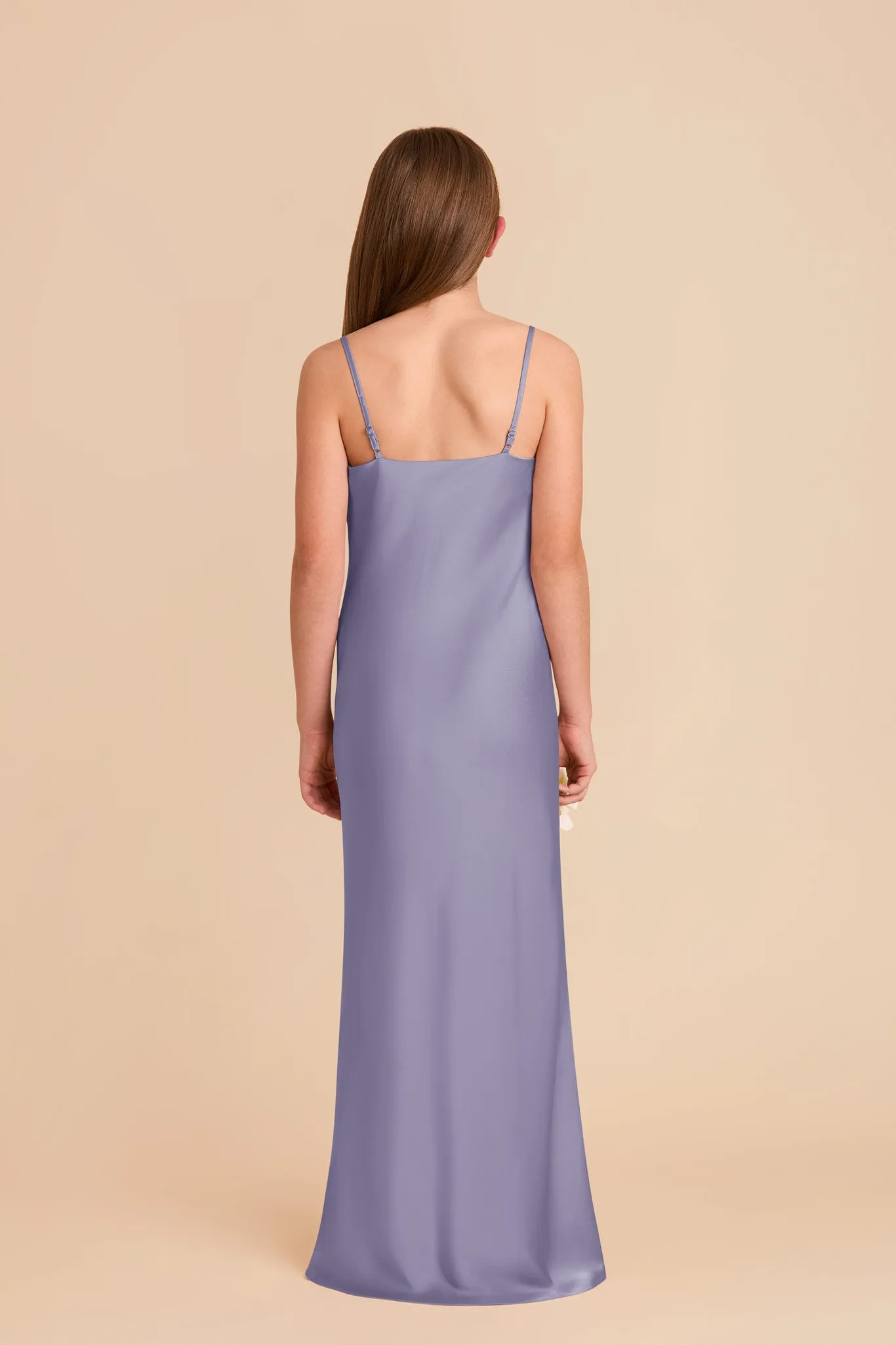 Elisa Junior Matte Satin Dress - Wisteria sold by Birdy Grey product image thumbnail 4