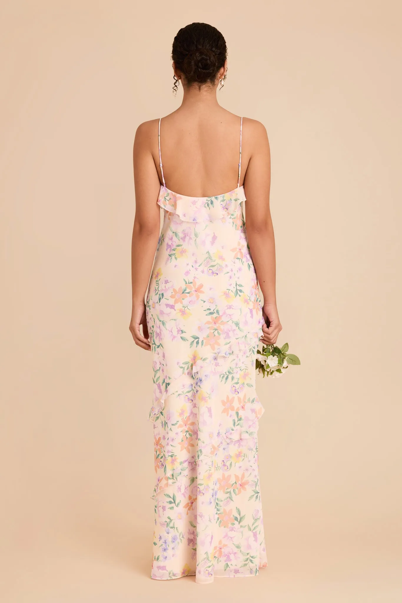 Valentina Chiffon Dress - Botanical Blooms sold by Birdy Grey product image thumbnail 4