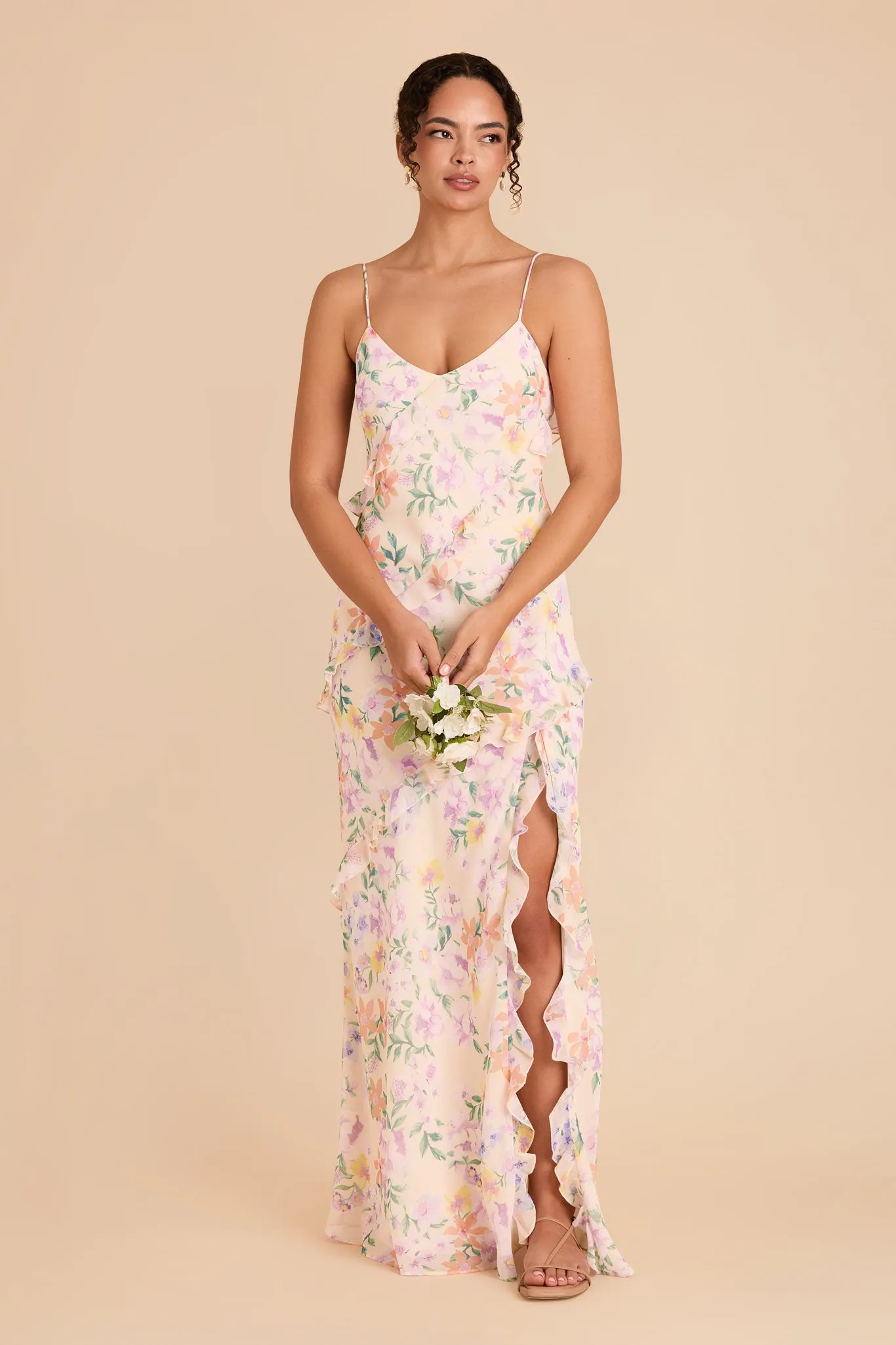 Valentina Chiffon Dress - Botanical Blooms sold by Birdy Grey product image thumbnail 2