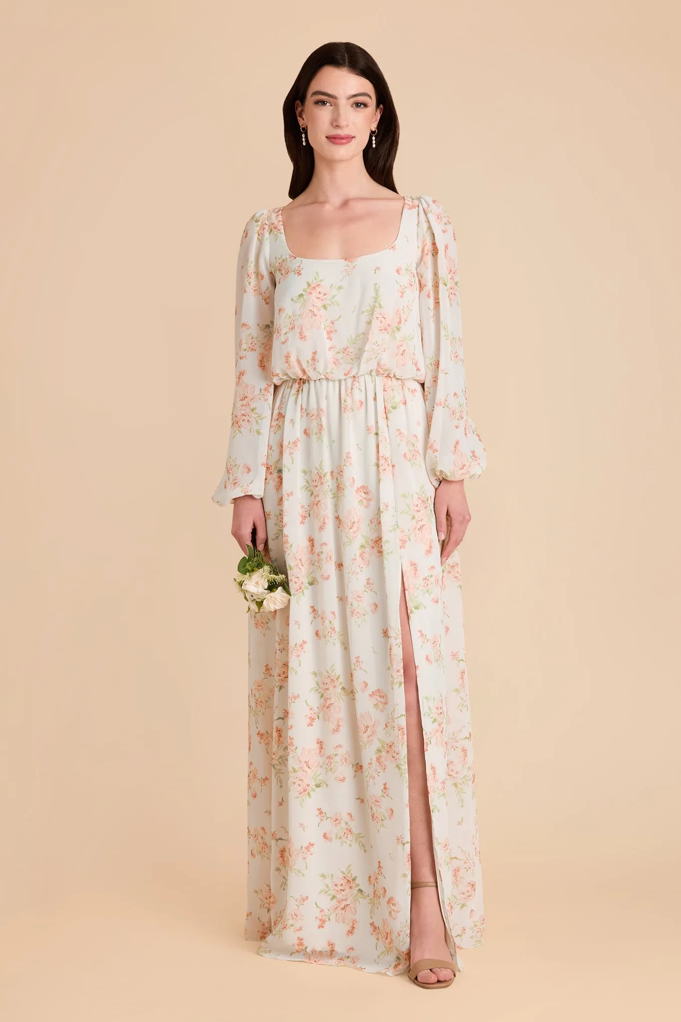Eloise Chiffon Dress - Whimsical Blooms sold by Birdy Grey
