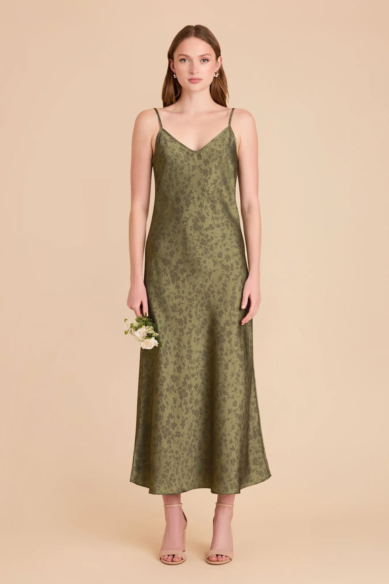 Alice Matte Satin Dress - Bright Martini Dreamy Floral sold by Birdy Grey