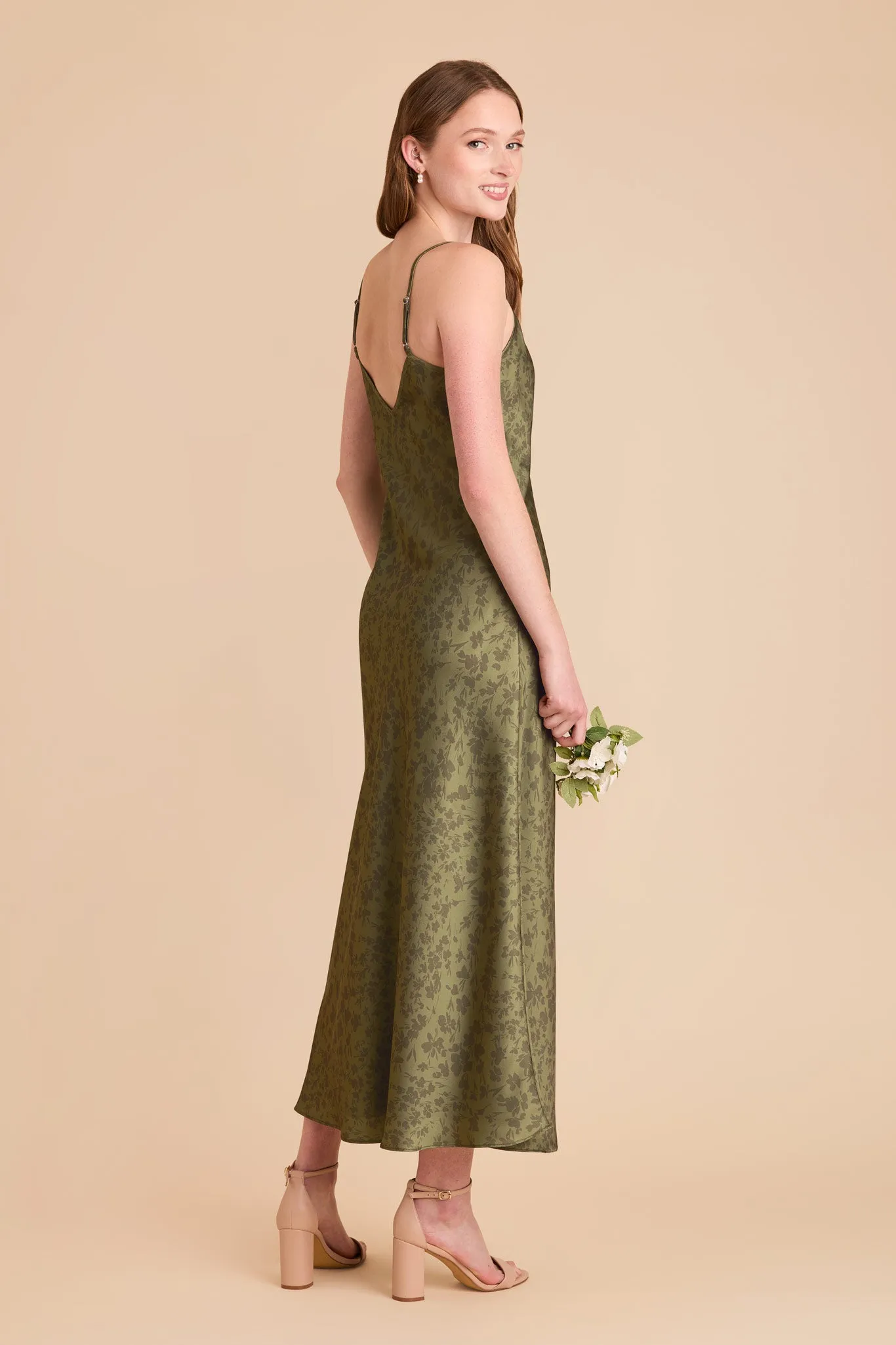 Alice Matte Satin Dress - Bright Martini Dreamy Floral sold by Birdy Grey product image thumbnail 3