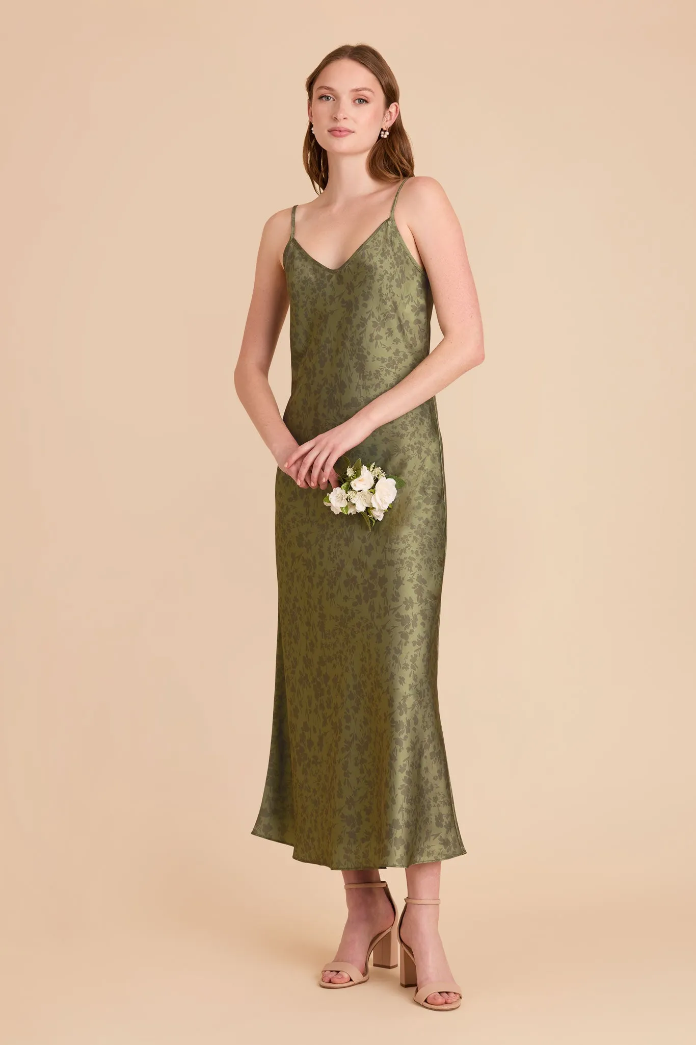 Alice Matte Satin Dress - Bright Martini Dreamy Floral sold by Birdy Grey product image thumbnail 2