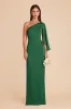 Christine Matte Satin Dress - Forest Green sold by Birdy Grey