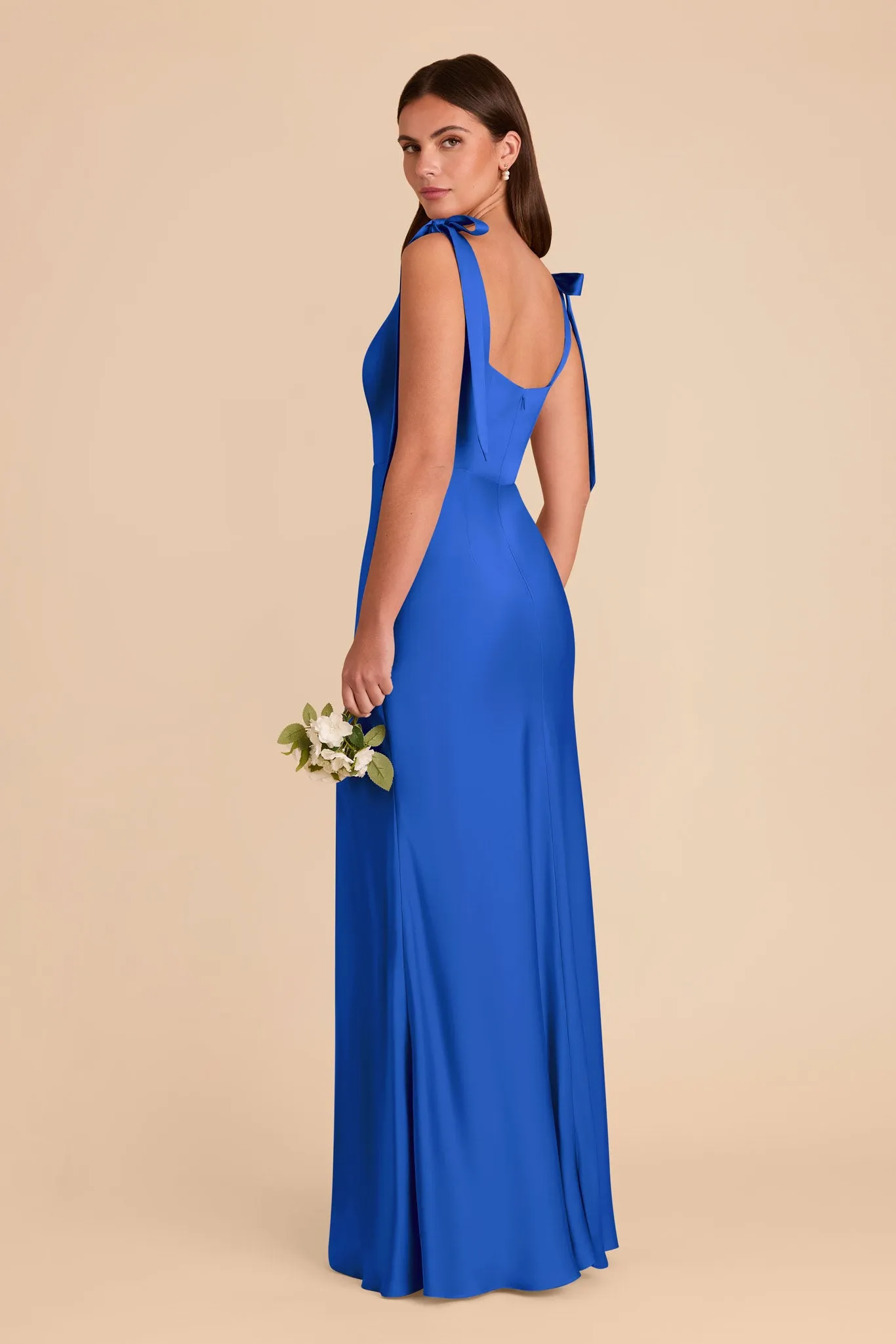 Alex Convertible Dress Matte Satin - Cobalt Blue sold by Birdy Grey product image thumbnail 5