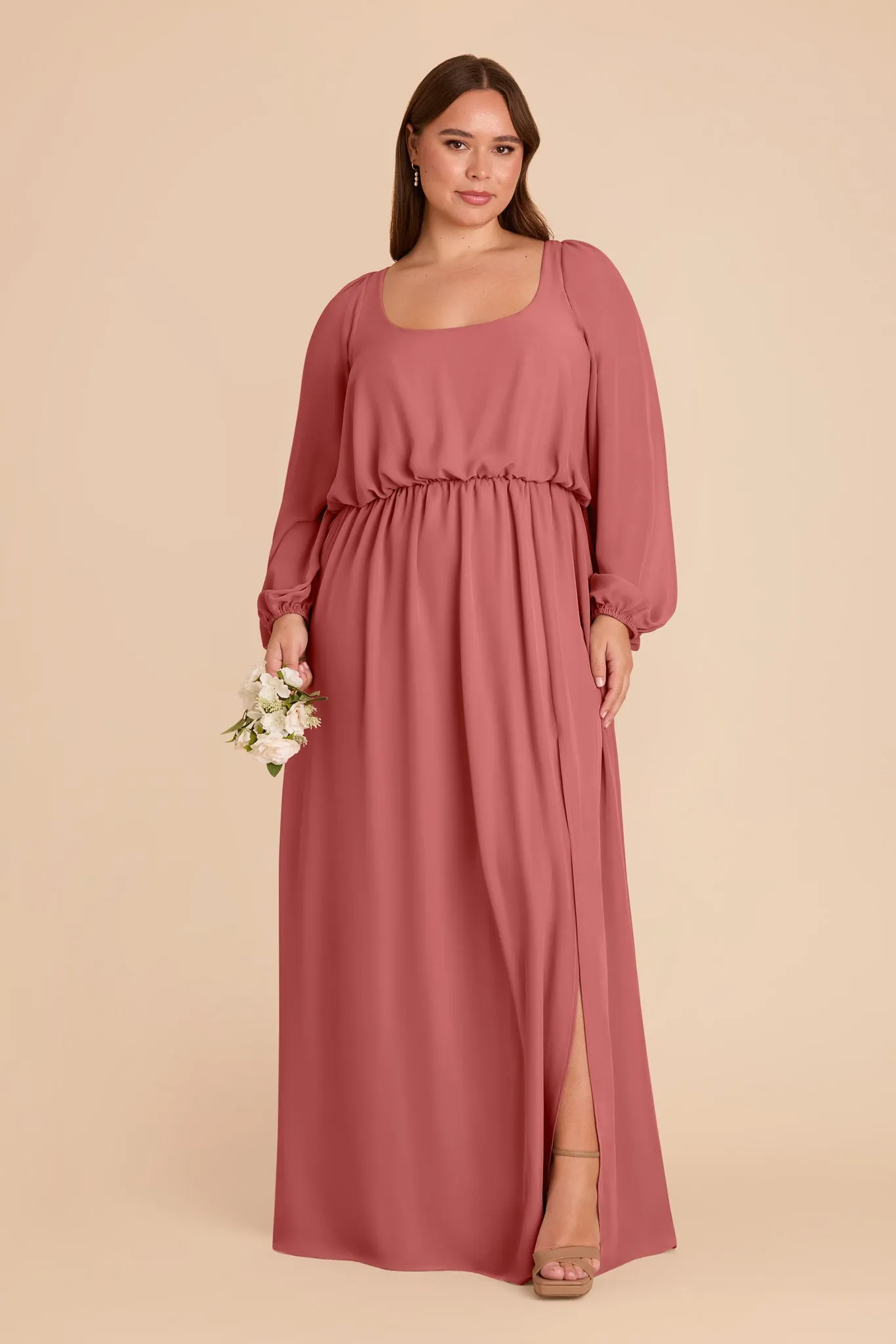 Eloise Chiffon Dress - Mulberry sold by Birdy Grey product image thumbnail 2