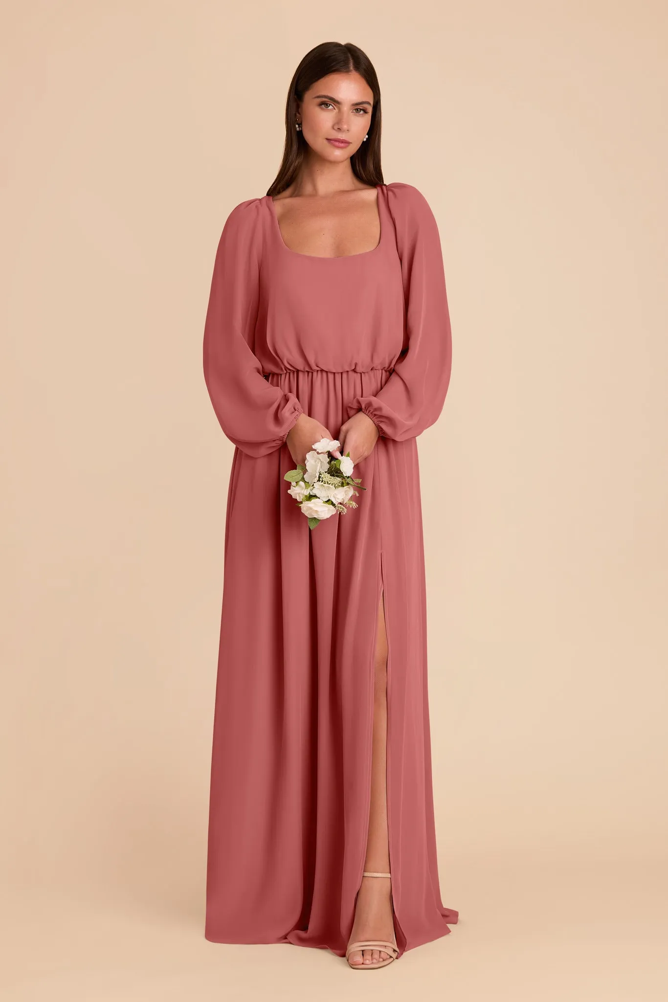 Eloise Chiffon Dress - Mulberry sold by Birdy Grey product image thumbnail 3