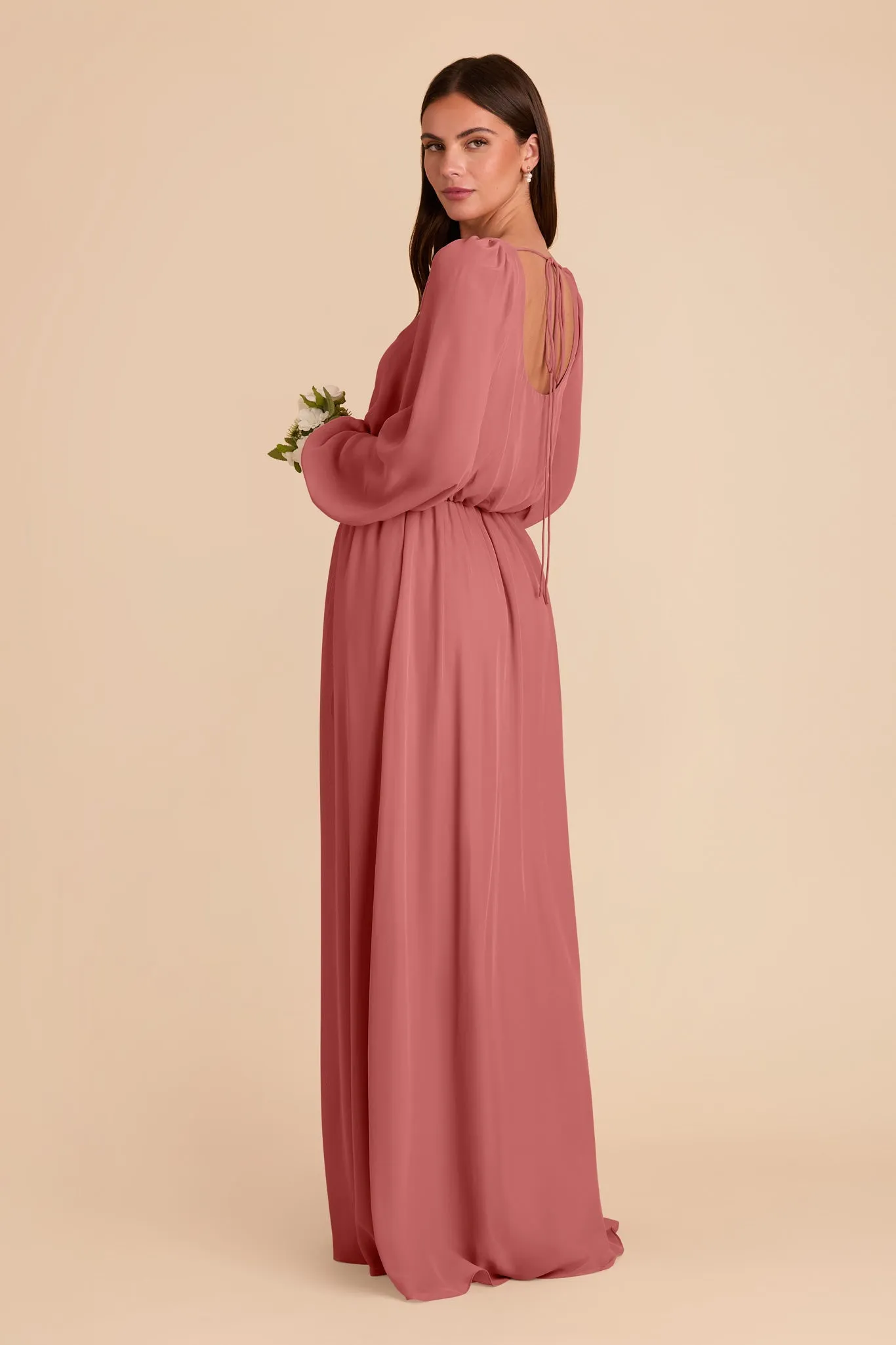 Eloise Chiffon Dress - Mulberry sold by Birdy Grey product image thumbnail 4