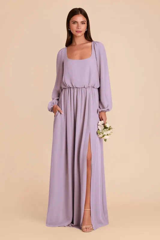 Eloise Chiffon Dress - Lavender sold by Birdy Grey