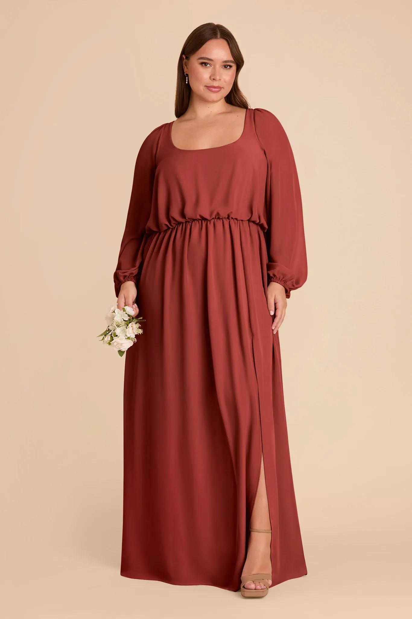 Eloise Chiffon Dress - Spice sold by Birdy Grey product image thumbnail 2