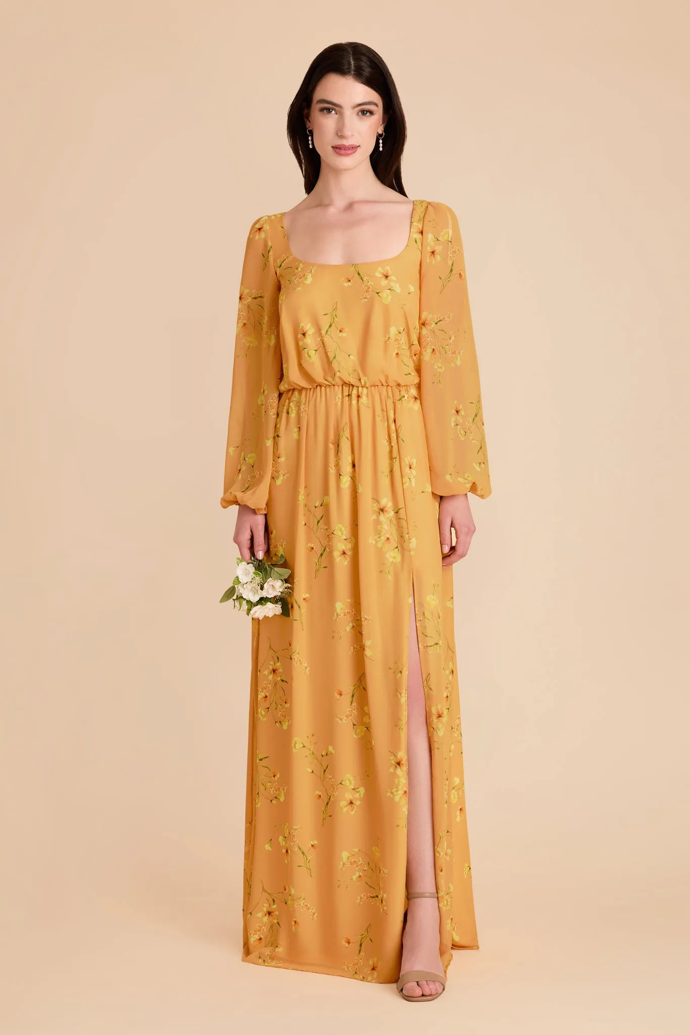 Eloise Chiffon Dress - Marigold Le Fleur sold by Birdy Grey