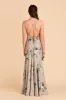 Olivia Matte Satin Dress - Latte Camellia Blooms sold by Birdy Grey