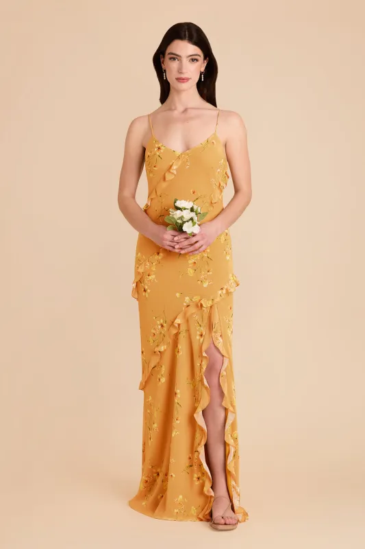 Valentina Chiffon Dress - Marigold Le Fleur sold by Birdy Grey